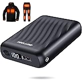 GOTOBI 𝟭𝟮𝗩 𝟭𝟴𝟰𝟬𝟬𝗺𝗔𝗵 Heated Jacket Battery Pack - Power Bank with LED Display and 2 Adapter Cables for Wulcea, ULUSERN, Genovega, and Other Outdoor Heating Coat