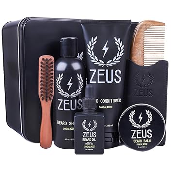 Amazon Com Zeus Premium Mens Grooming Set Complete Beard Upkeep