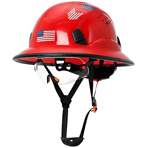 Aolamegs Safe Full Brim Hard Hats Construction OSHA Approved with