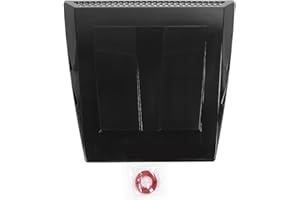 AKOZON Car Air Flow Decorative Intake Hood Scoop Vent Gloss Black Universal Hood Vent External Accessories for Various Car