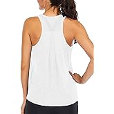 BOIONi Women’s Racerback Workout Tank Tops Loose Fit Sleeveless Athletic Gym Yoga Running Tops T Shirts