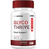 Glyco Thrive Blood Support GlycoThrive Maximum Strength Capsules, Glyco Thrive Advanced Daily Multivitamin Health and Wellness Supplement, GlycoThrive Premium Health Support Pills (60 Capsules)
