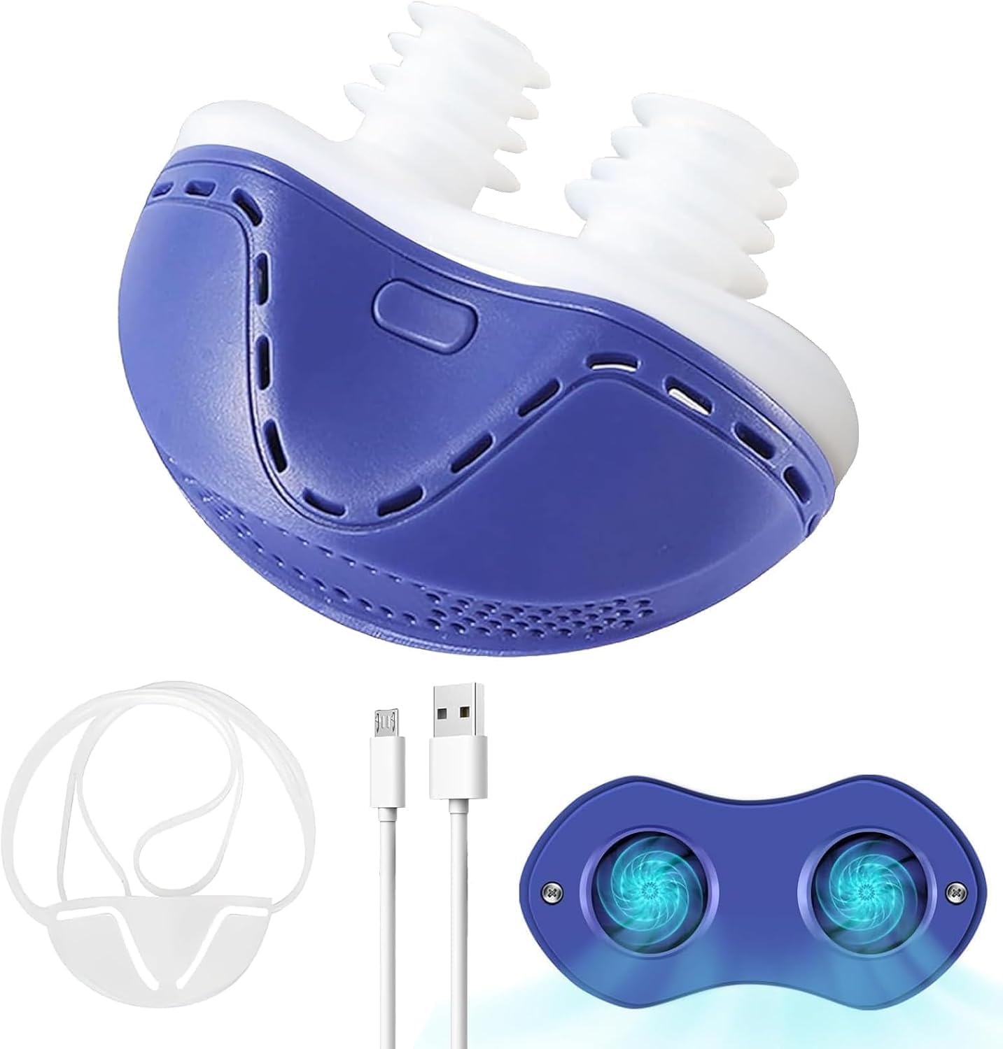 Photo 1 of Anti Snoring Device - Mini SleepApnea Devices - Variable Anti Snoring Aid - Upgraded Stop Snoring Solution - Suitable for All Nose Shapes - Blue - P7