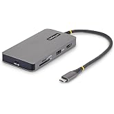 StarTech 9-in-1 USB-C Mini Dock with 4K HDMI and 140W PD, 10Gbps, GbE, SD | 140W Power Delivery, MicroSD slot, Simultaneous card transfers, AI-ready laptops, Free lifetime 24/5 tech support