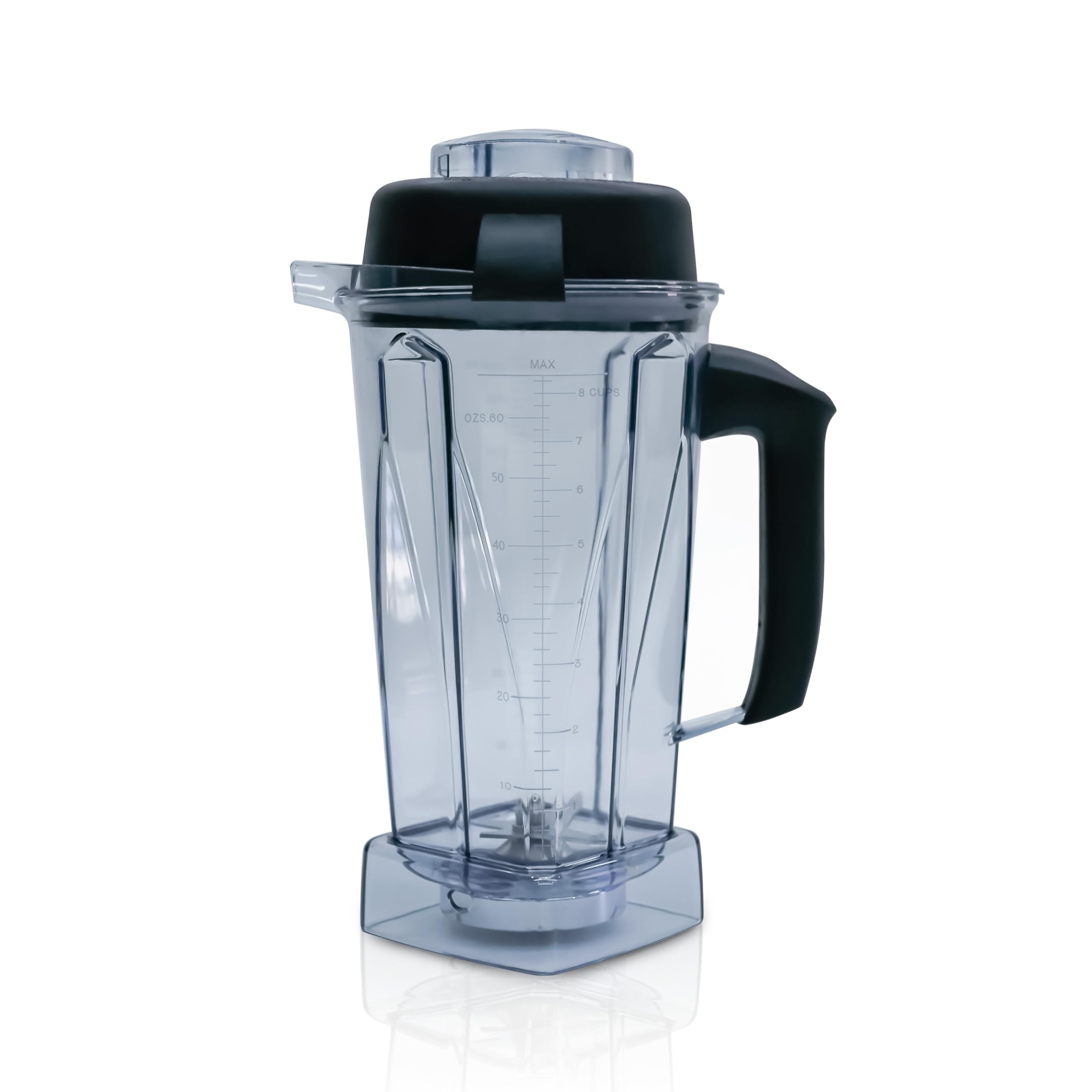 Photo 1 of Deuovht Blender Pitcher 64oz,Replacement Pitcher for 5200 5300 6300 7500 VM0197 VM0101 VM0100 VM0103 E310 Classic Explorian Commercial Professional Series Blender Container,5 Years Warranty