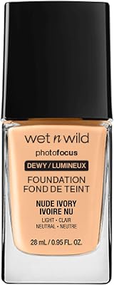 Wet n Wild Photo Focus Dewy Foundation Soft Beige Hydrating Foundation 20 Shades