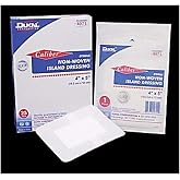 Dukal DUK 4071 Non-Woven Island Dressing, Sterile, 4" Width, 5" Length (Pack of 25)