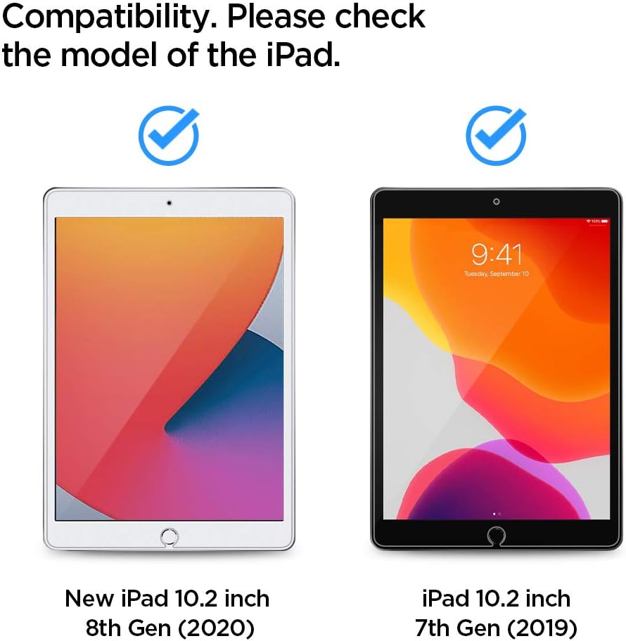 Spigen, Tempered Glass Designed for iPad 8 (2020), iPad 7 (2019), 10.2 Inch, Premium 9H, Break-Resistant - Image 3