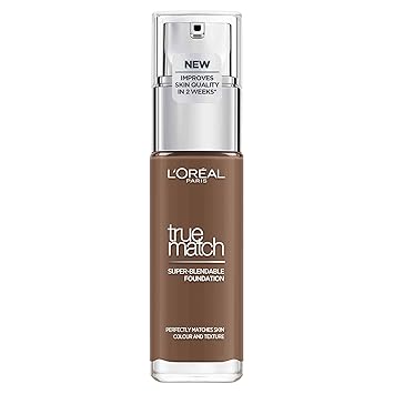 L'Oreal Paris True Match Super Blendable Liquid Foundation, Cocoa 10N, 30ml