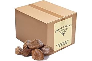 Brazil Nuts, In shell Polished Large 160 oz., Raw, Brazil Origin, KETO, Vegan, Non-GMO And Natural, Whole, Superior, High-Protein & Easy to Crack, Packed in a convenient Box/Bag of 10 lbs. by Presto Sales