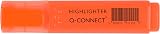 Q-Connect Orange Highlighter Pen Pack of 10 – Chiselled Nib, Bright Ink view 2