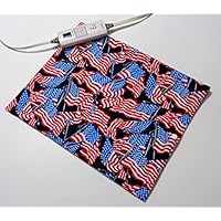 Replacement Cover for 12&rdquo; x 15&rdquo; Heating Pad ~ Heating Pad Cover ~ Cover Only ~ Flying Flags Print