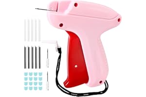 ZIIRCEH Stitch Gun for Clothes Includes 3 Needles,4000 Pcs Fasteners(2000 White & 2000 Black),Speedy Clothing Fixer,Tagging Gun for Clothing