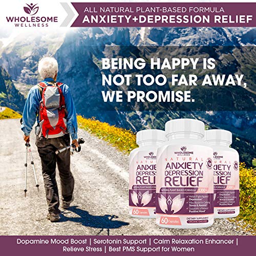 Happy Pills Natural Anti Anxiety Relief & Depression Supplement