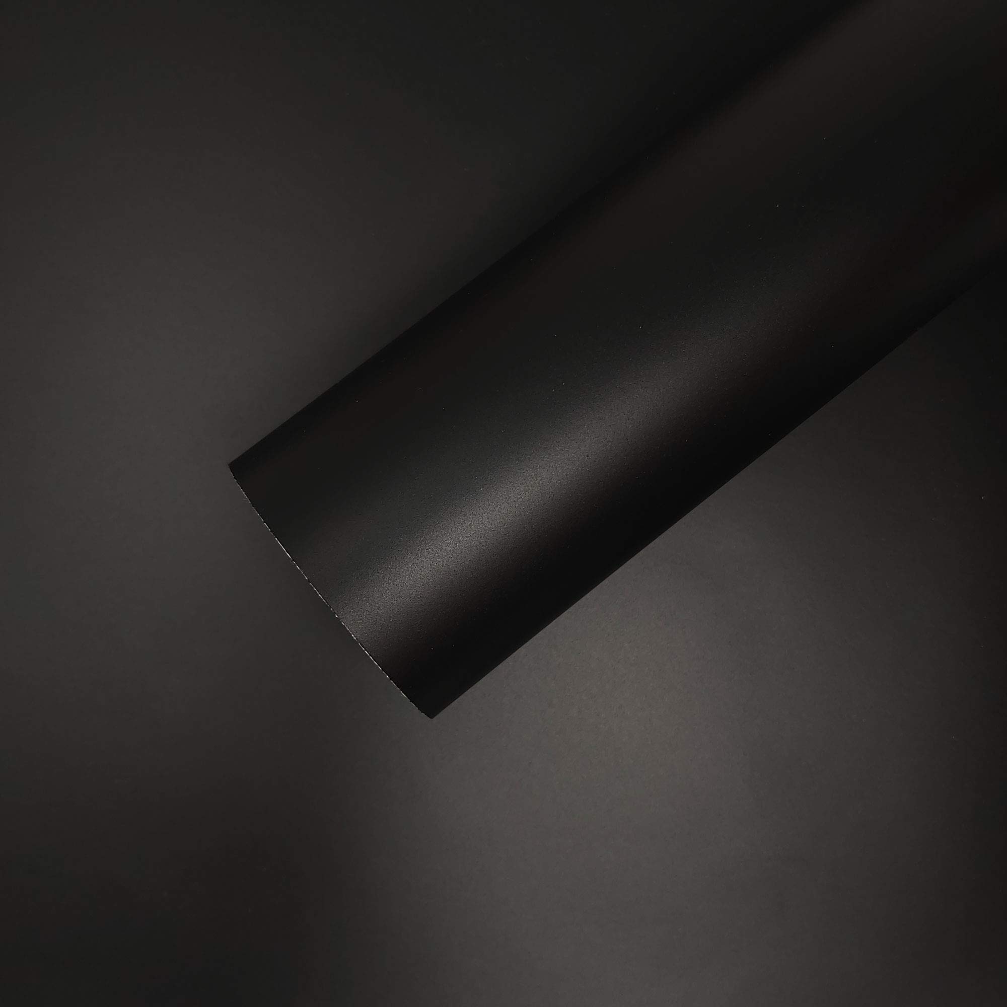 4R Quattroerre.it Easy Wrap Adhesive Film Sheet for Car, Matt Black, 25 x 35 cm