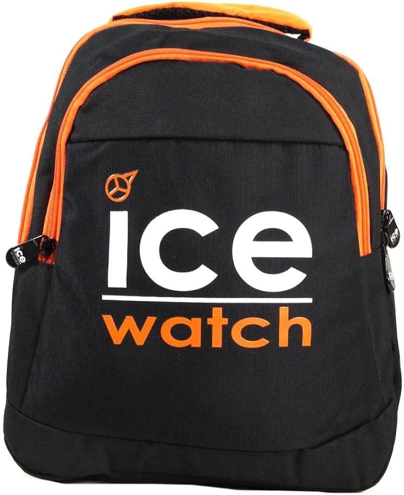 ICE WATCH Backpack Schwarz Orange ICERuck Daypack Tagesrucksack