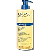 Uriage Xémose Face & Body Wash For Very Dry Skin, Soothes For Long-Lasting Comfort, Mild Foaming Nourishing Gel-In-Oil, Fragrance & Soap-Free, Physiological Ph