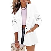 CRAZY GRID Women Business Casual Blazer Jacket Fashion with Lined Work Professional Suit Jacket