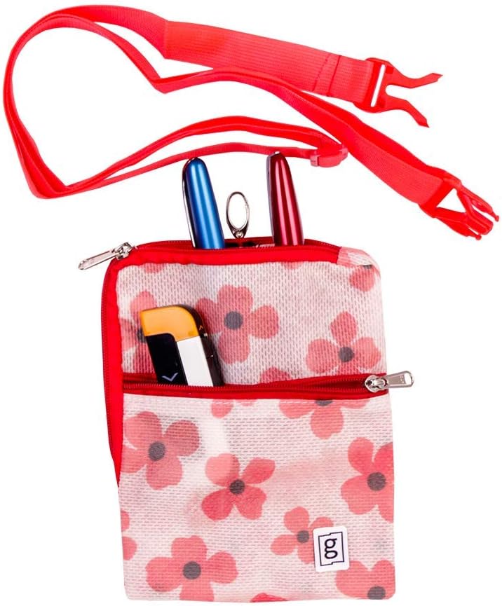 Glucology XXL Zip Wallet, Flowers, 5 Pen Pouch - Image 3