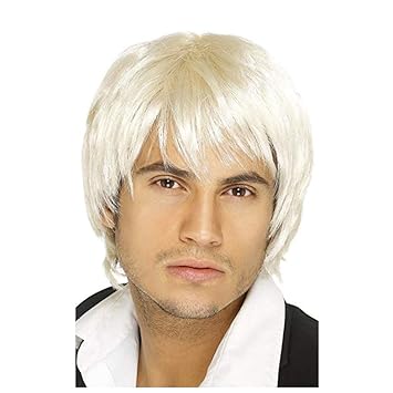 Amazon Com Mens Wig Black Short Straight Wigs For Male Guy Fancy