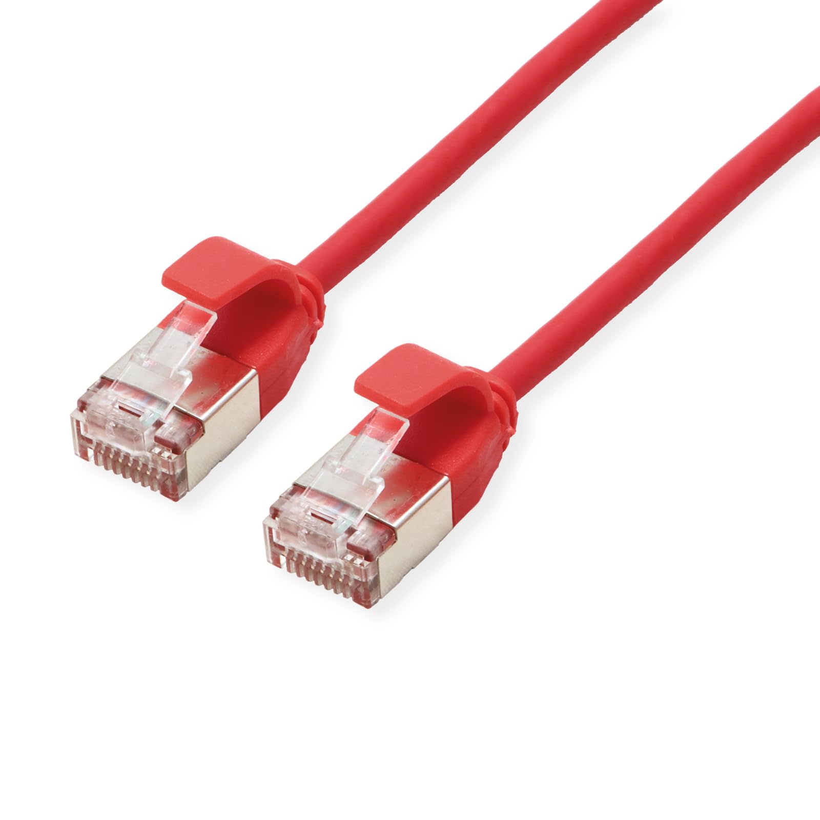 ROLINE U/FTP DataCenter Patch Cable Cat.6A (Class EA), LSOH, Slim, Red, 2 m