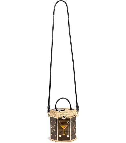 Serpui Marie Women's Gisele Wicker Bag, Light Honey, Tan, One Size