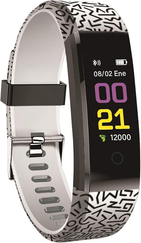 Muvit iO Pulsera de Actividad y Salud Health Pop Forms Negro ...