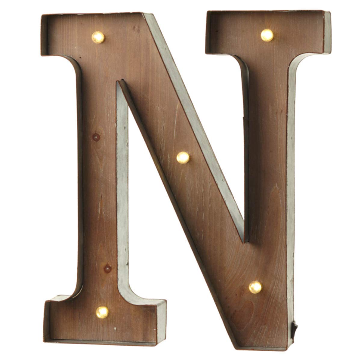 Vintage Illuminated Carnival Lights - A-Z - Choice of Alphabet Letters (Letter N)