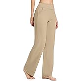 SEVEGO Tall Women's 32/34/36 Inseam Wide Leg Yoga Pants High Waist Stretch Dress Casual Long Sweatpants with Pockets