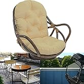 Swivel Rocking Chair, Cushion Multicolored Removable Washable Sofa Garden Patio Furniture Pads Seat Cushion Mat for Outdoor R