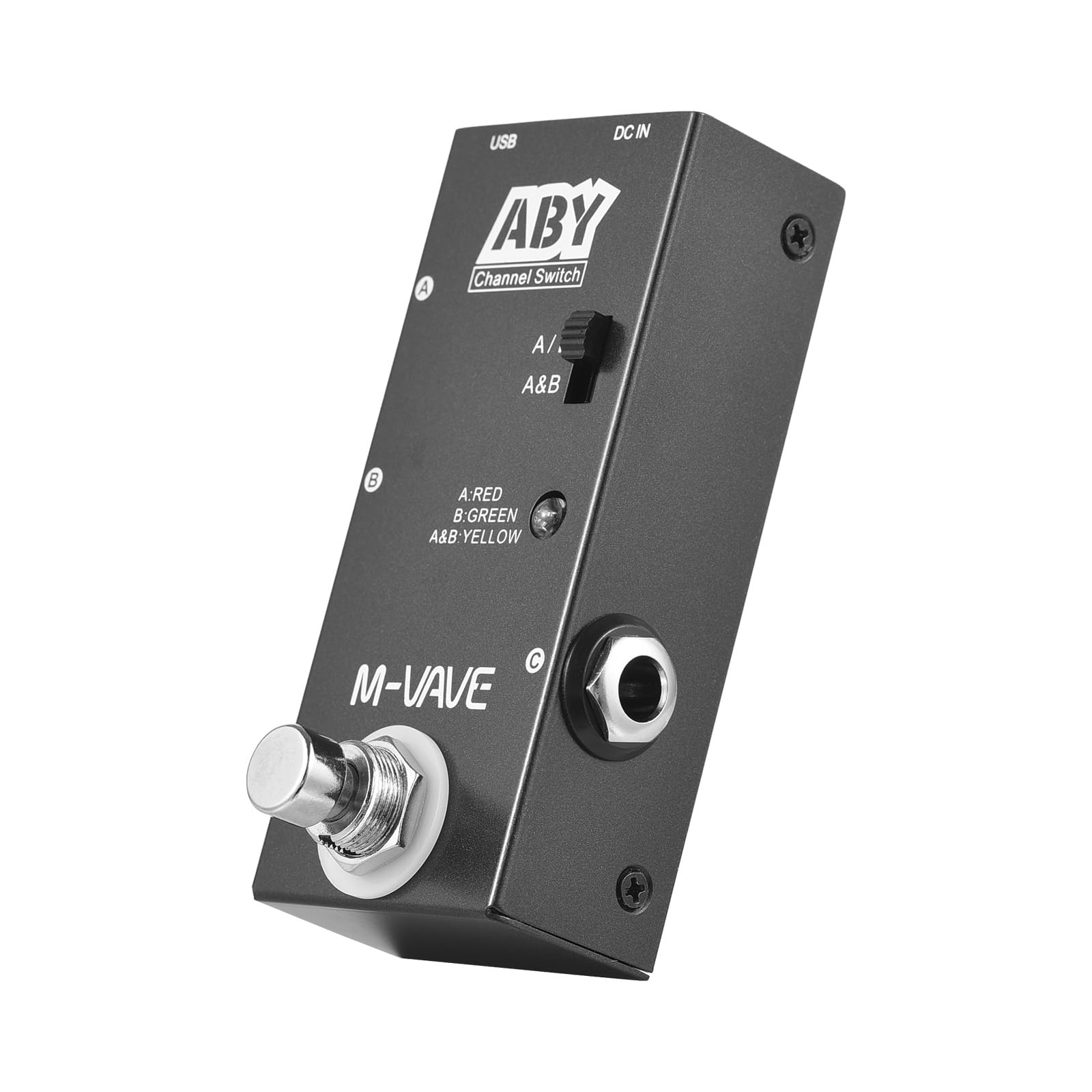 summina ABY Line Selector AB Switch Guitar Effect Pedal True Bypass Guitar Bass Pedal AB Box - ABY Channel Switch