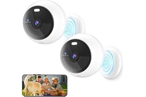 Noorio 2MP Security Cameras Wireless Outdoor Battery Powered Camera Surveillance Exterieur for Home, Color Night Vision, AI M