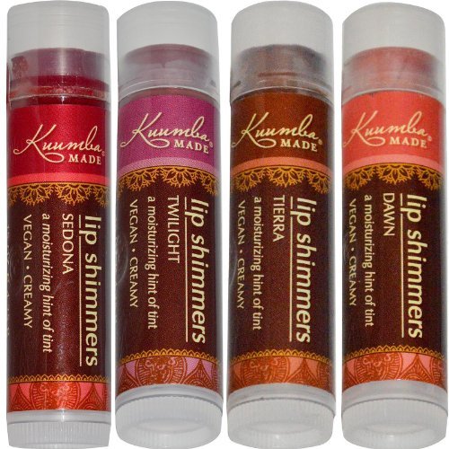 Kuumba made lip shimmers 4 pack