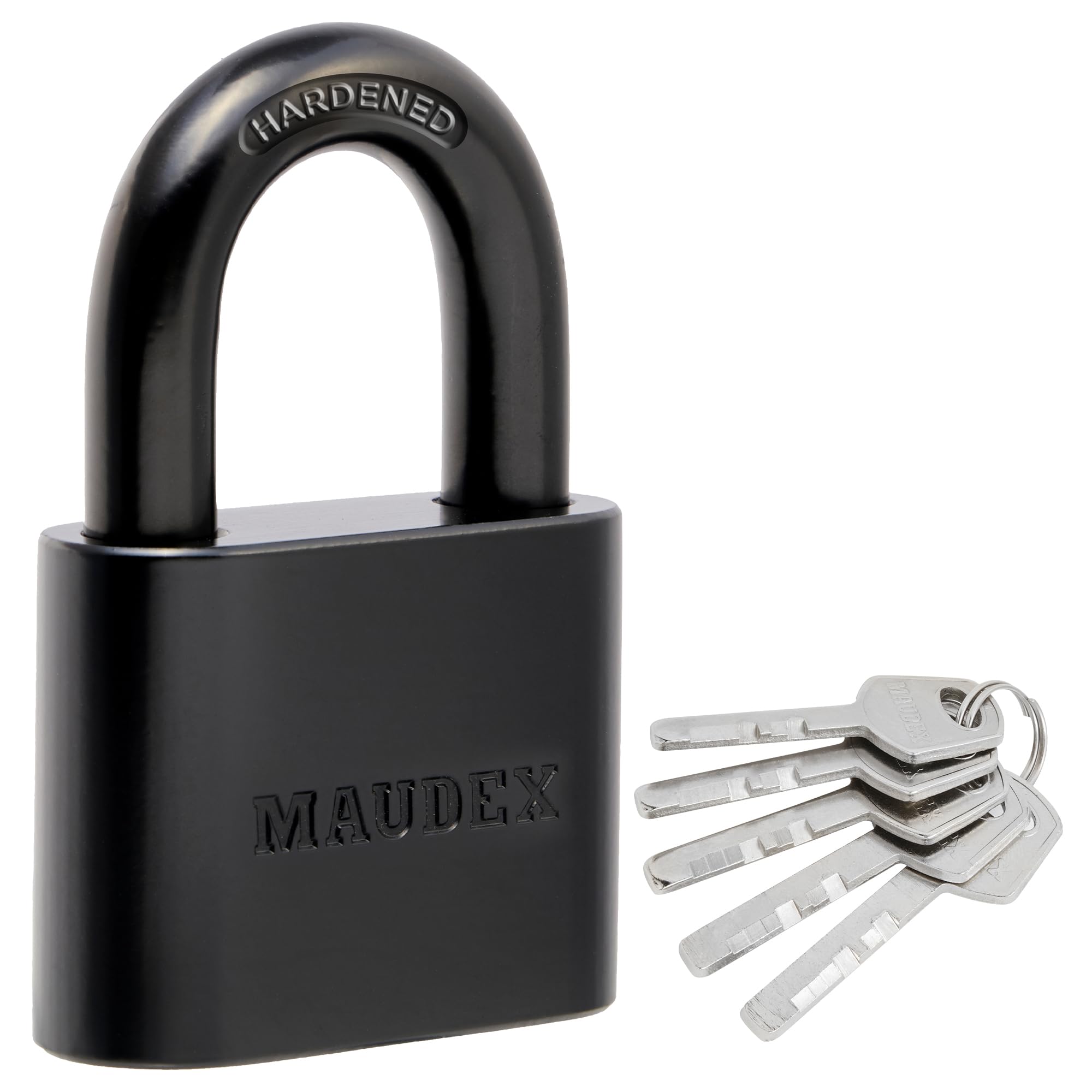 Photo 1 of Maudex® PBK50 Weather-Resistant Padlock - Reliable Protection with 5 Keys, Protective Coating, Durable Steel for Storage Units, Gates & Property