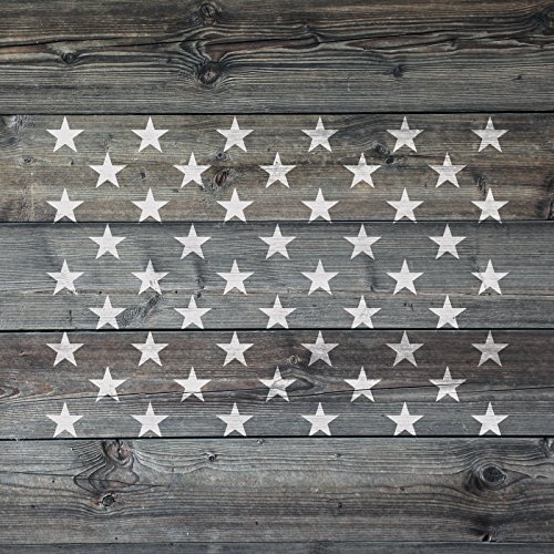 American Flag 50 Stars Stencil