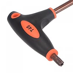 uxcell T45 Anti Tamper Proof Torx Key T-Handle Dual