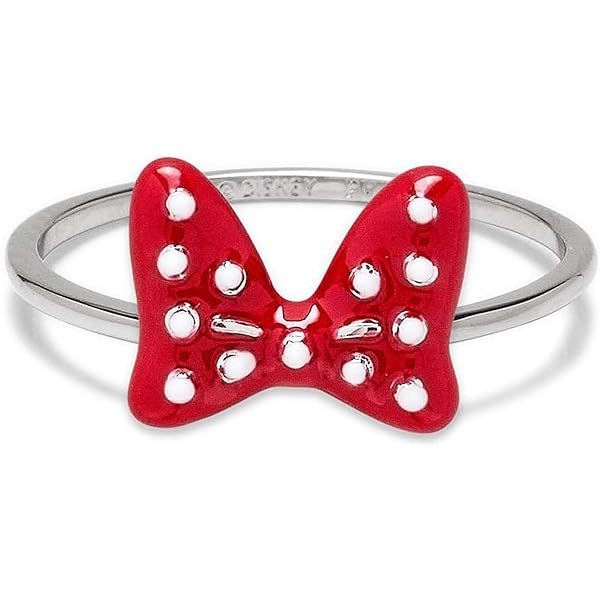 Amazon.com: Pura Vida Silver Disney Minnie Mouse Bow Enamel  display picture 1