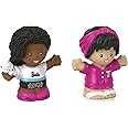 Fisher-Price Little People Toddler Toys Barbie Sleepover Figure Set with 2 Characters for Preschool Pretend Play Kids Ages 18+ Months