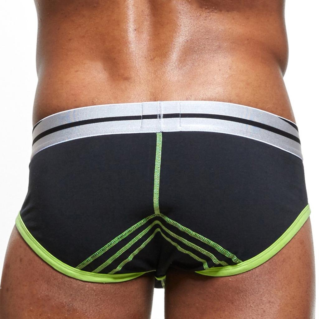 M, Blau Boxer Briefs Herren Ronamick Push Up Beutel Unterhose Knickers Weiche Shorts Komfortable Slips Underwear Badehose