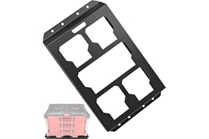 Tool Box Mounting Plate Compatible with Milwaukee Packout, Heavy Duty Aluminum Steel Mount Base for Wall Truck Bed & Molle pa
