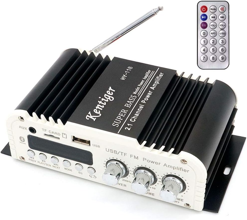 DollaTek Kentiger HY-118 2.1 Channel Bluetooth Output Subwoofer TF\USBFM Audio Power Amplifier Stereo Amplificador Super Bass Dac