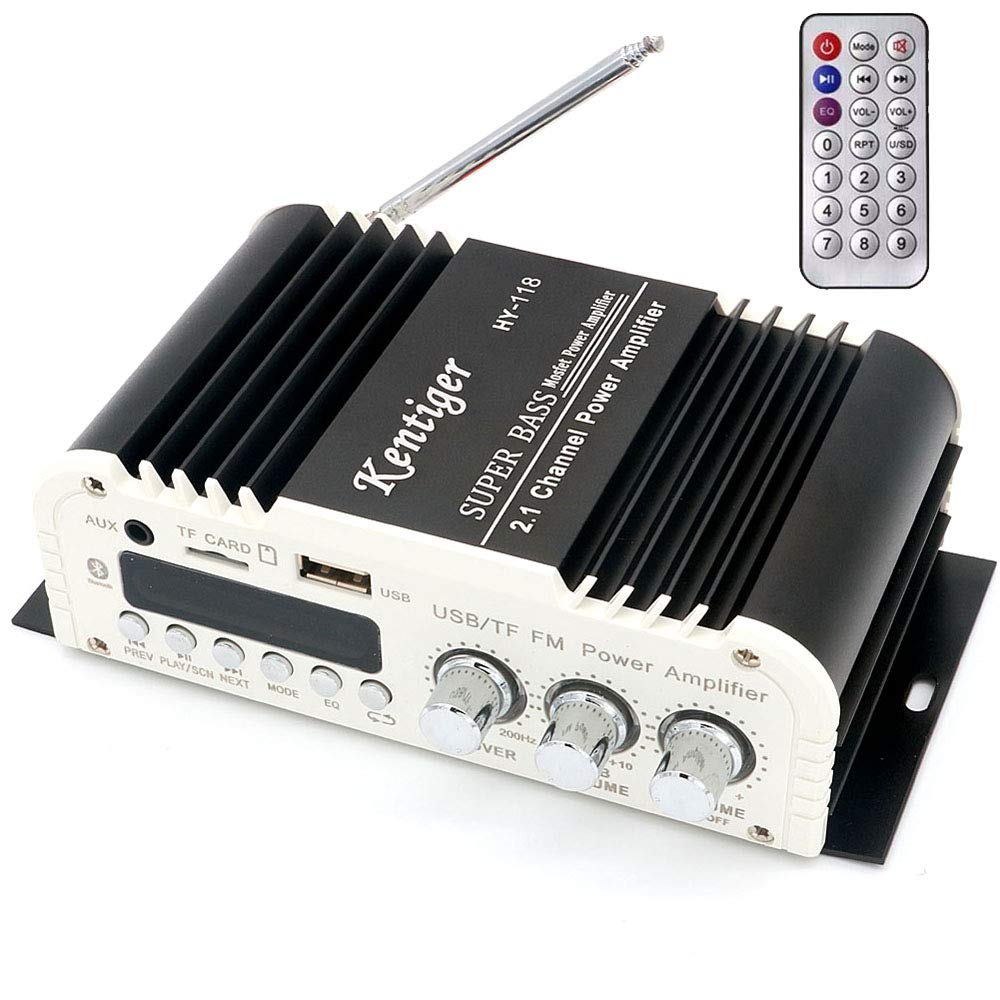 DollaTek Kentiger HY-118 2.1 Channel Bluetooth Output Subwoofer TF\USBFM Audio Power Amplifier Stereo Amplificador Super Bass Dac