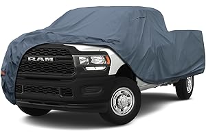 GUNHYI 16 Layers Large Truck Cover Waterproof All Weater, Heavy Duty Pickup Truck Cover for RAM 2500 3500, Silverado 1500 250