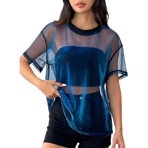 SHEER （SR）DRESS SHIRT うっちー Amazon.com: WDIRARA Men's Sheer Mesh See Through Glitter
