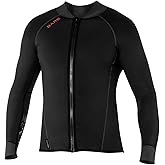 BARE Exowear Men's Jacket with Zipper, Multi-Sport, Protects Against Cold & Sun