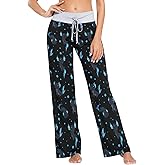 Anyangquji Men Women Pajama Pant Lounge Pajama Bottoms Elastic Waistband Sleepwear PJs Sleep Pants