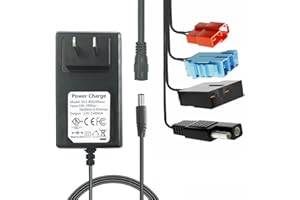 BUMPKAI 12Volt Multi-Function Charger for Battery Powered Kid's Ride On Toys Car,12VPower Adapter for Power Wheels Electric Vehicle,LED Lights,Universal (12V)