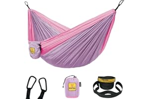 Wise Owl Outfitters Hammock for Camping Hammocks Gear for The Outdoors Backpacking Survival or Travel - Portable Lightweight Parachute Nylon - Up to 500lbs