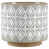 Amazon Brand – Rivet Geometric Ceramic Planter