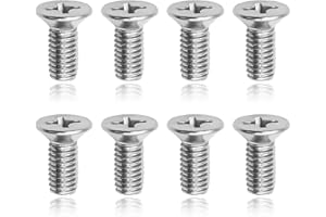 Hirificing 8PCS Rotor Screws Brake Rotor Retaining Screw, Brake Disc Rotor Screws 93600-06014-0H- for Front and Rear for Honda, Acura, Hyundai, Kia Models, Stainless Steel Retaining Hardware Bolts
